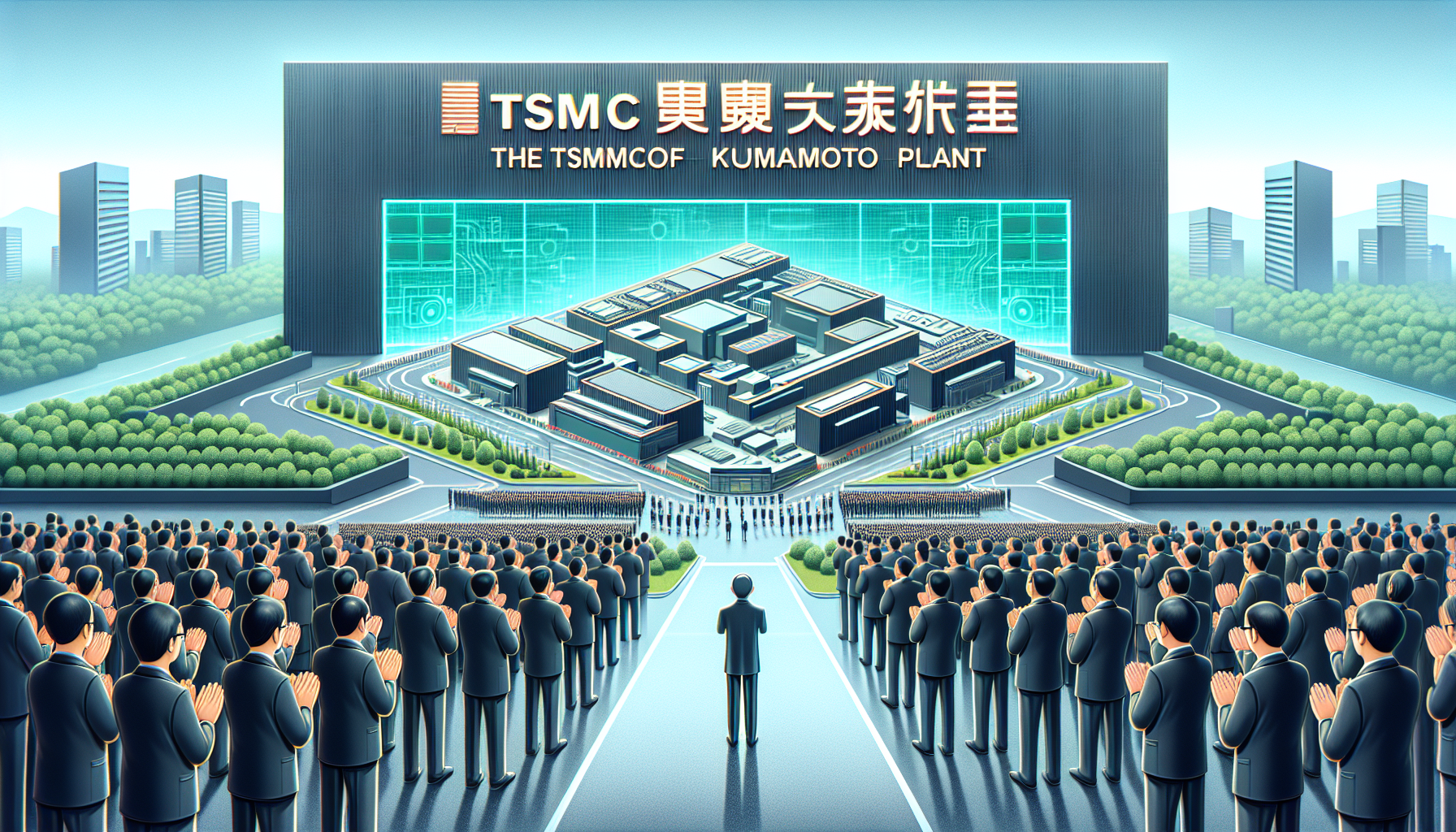 台積電熊本廠啟動 展開日本半導體新時代，岸田期待合作深化